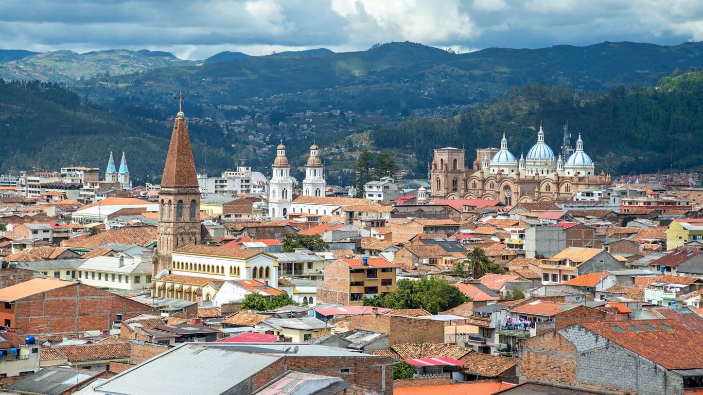Vista urbana de Cuenca, Ecuador